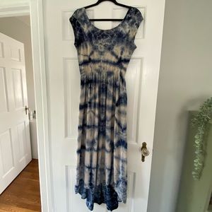 Anthropologie midi tye dye dress. Size small